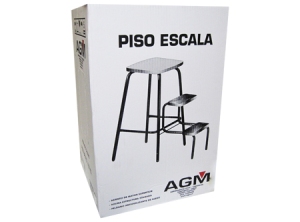 ESCALA PISO ALUMINIO 0.61 CM 3 PISOS