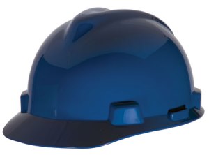 CASCO MSA MODELO V-GARD AZUL