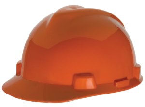 CASCO MSA MODELO V-GARD NARANJO