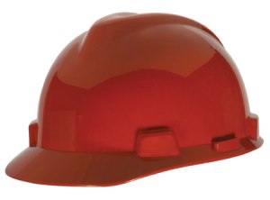 CASCO MSA MODELO V-GARD ROJO