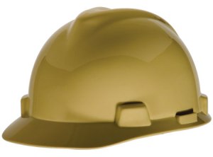 CASCO MSA MODELO V-GARD DORADO ESPECIAL