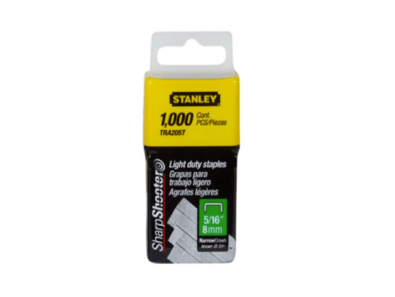 CORCHETE STANLEY TRA205T 5/16 CAJA DE 1000